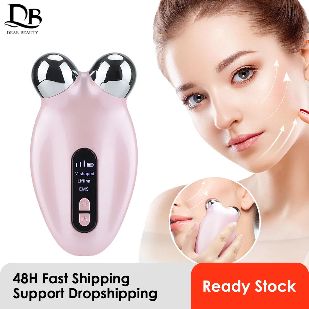Rodillo Reafirmante Facial EMS NNEOBA Antiarrugas